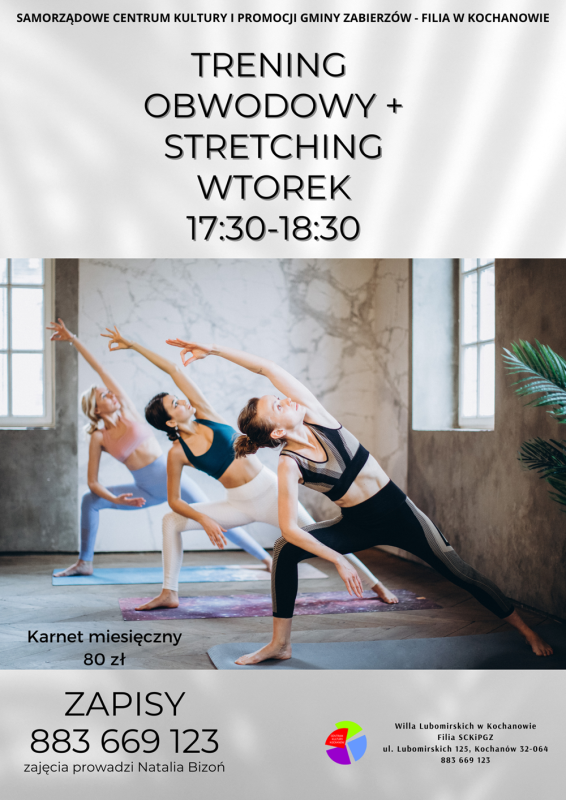 Zajęcia stretching w Kochanowie